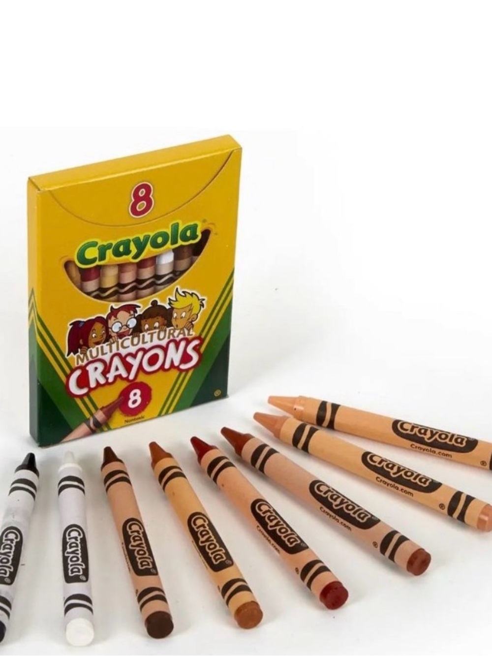 🖍️✨ Crayola Multicultural Crayons Lot – 12 Packs (8 Count Each) ✨